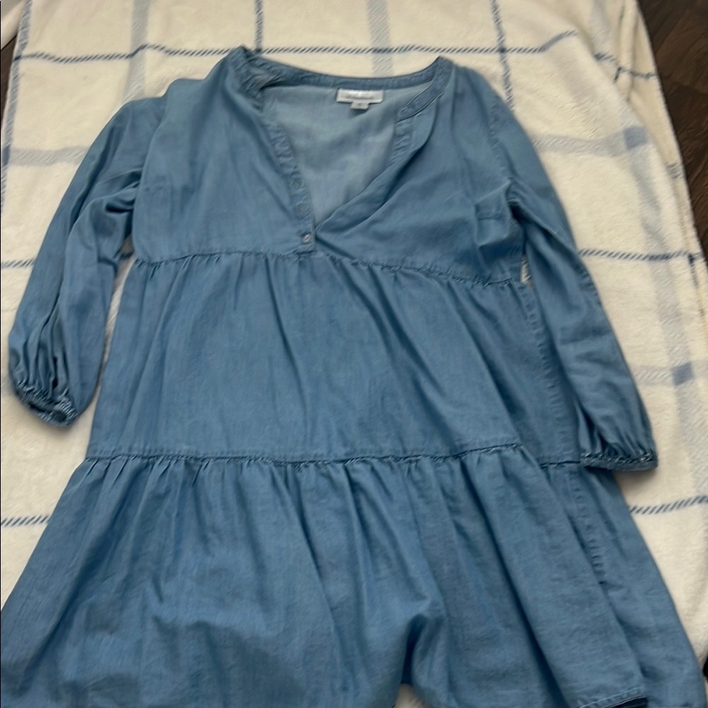 Motherhood Blue High Low Dress